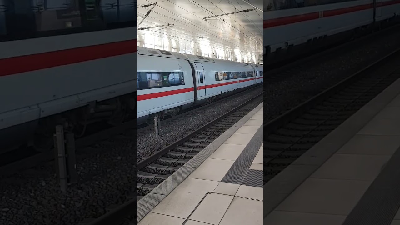 [Sound Pur] Abfahrt ICE Velaro D in Frankfurt am Main Flughafen Fernbahnhof (Br 407)