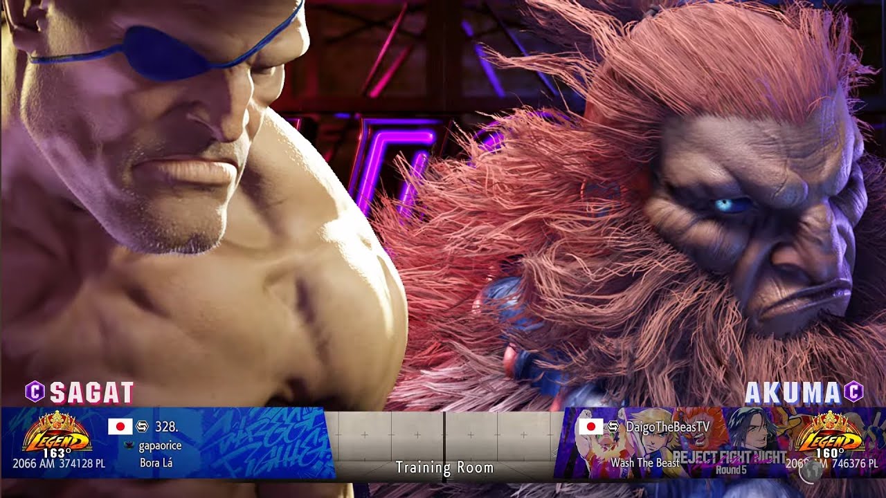 SF6 - 328 (SAGAT) VS DAIGO (AKUMA)