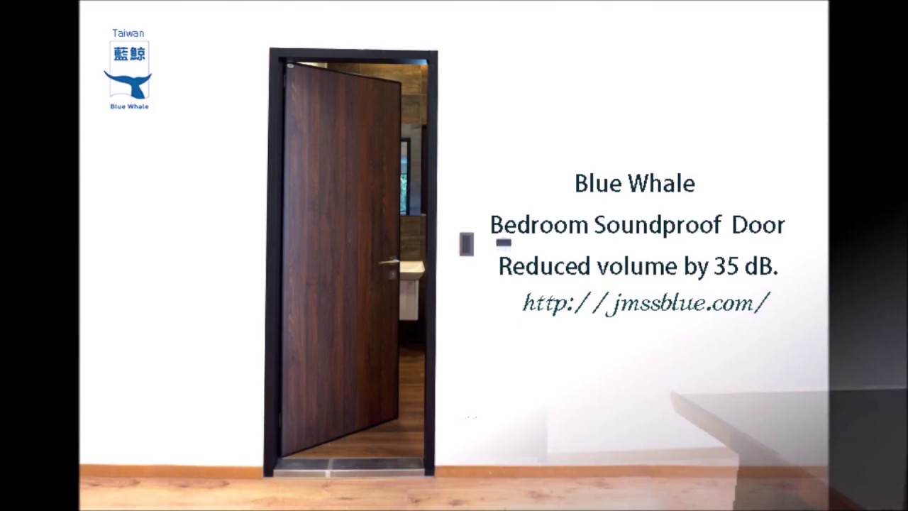 Blue Whale Bedroom Soundproof Door Noise Reduction Test