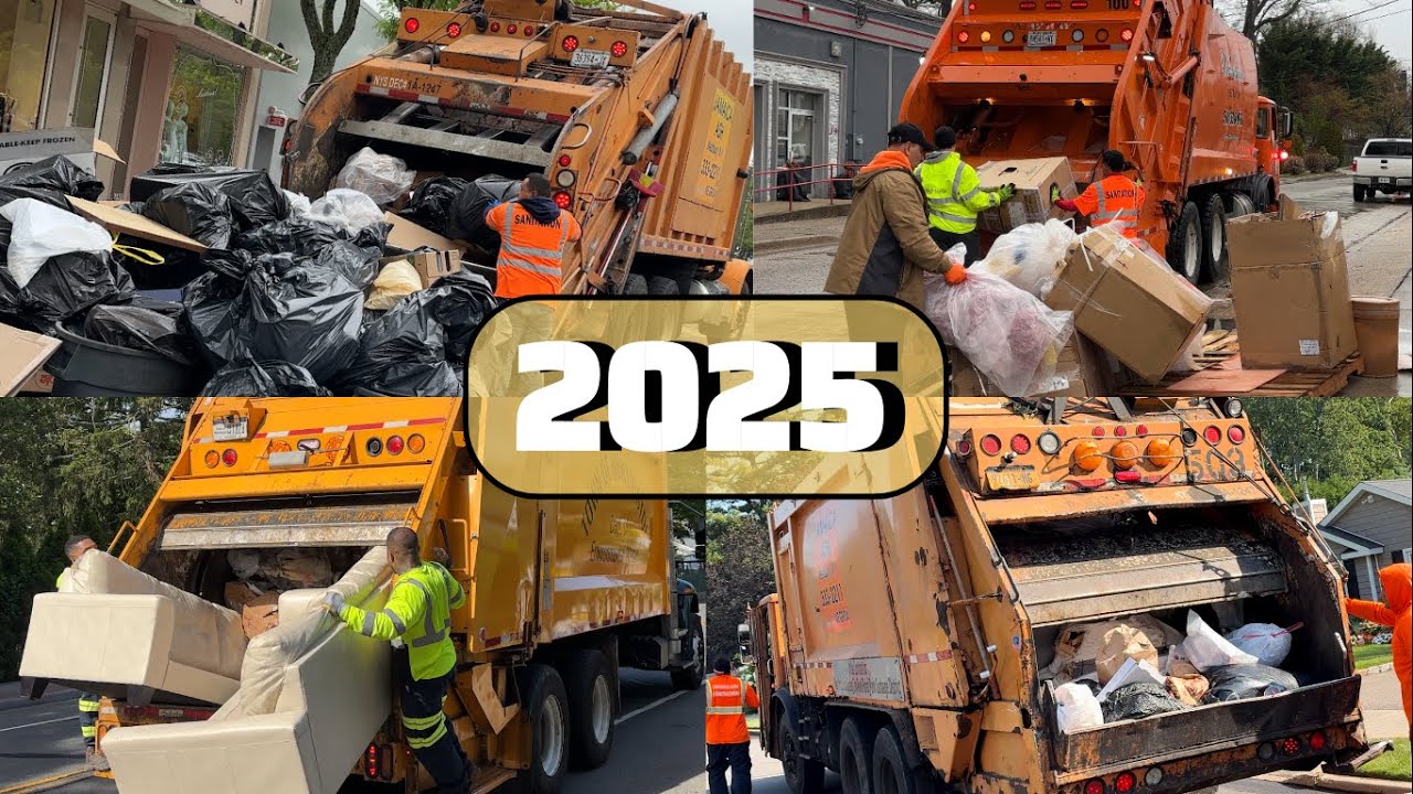 1 Hour of Garbage Trucks on Long Island! MASSIVE 2025 Compilation (PART 1) 
