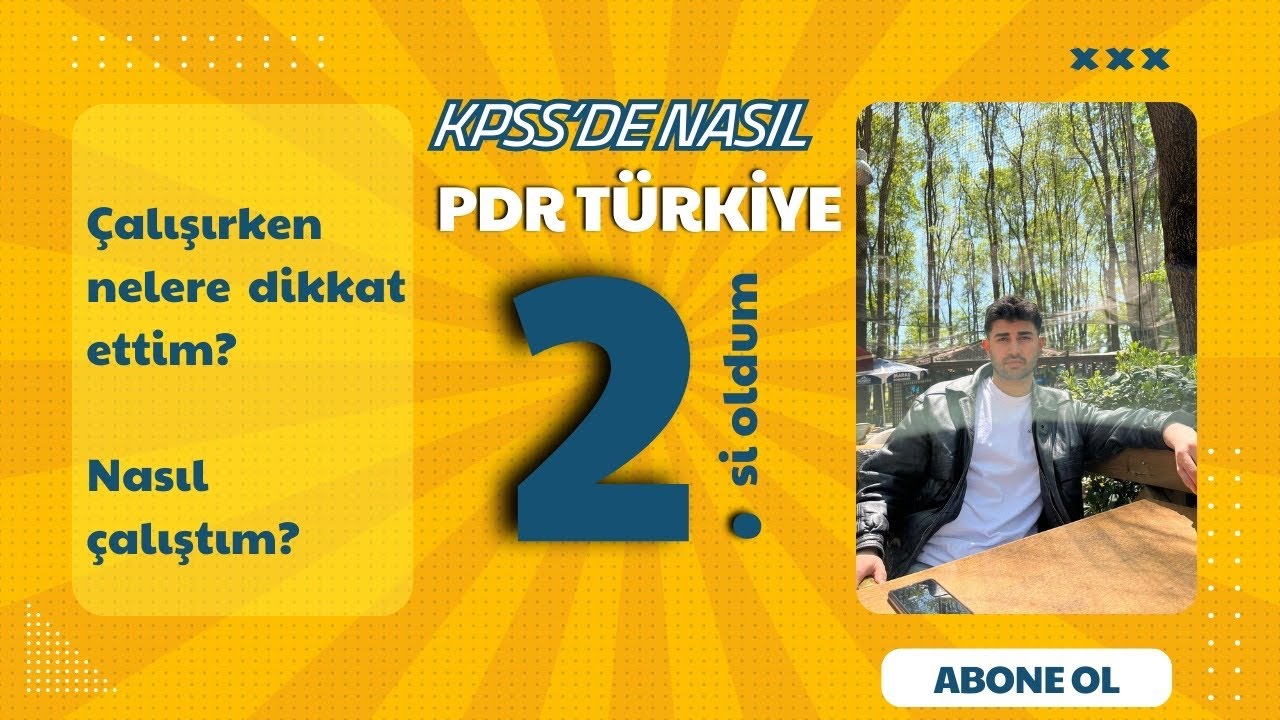 KPSS’DE NASIL 2. OLDUM?I İlk Senemde Atandım!