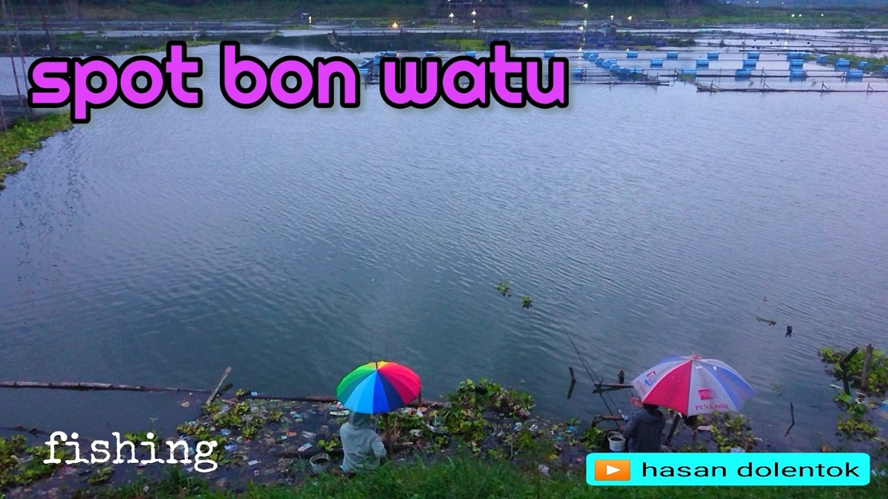spot mancing bon watu / pemancingan bon watu / mancing liaran bonwatu