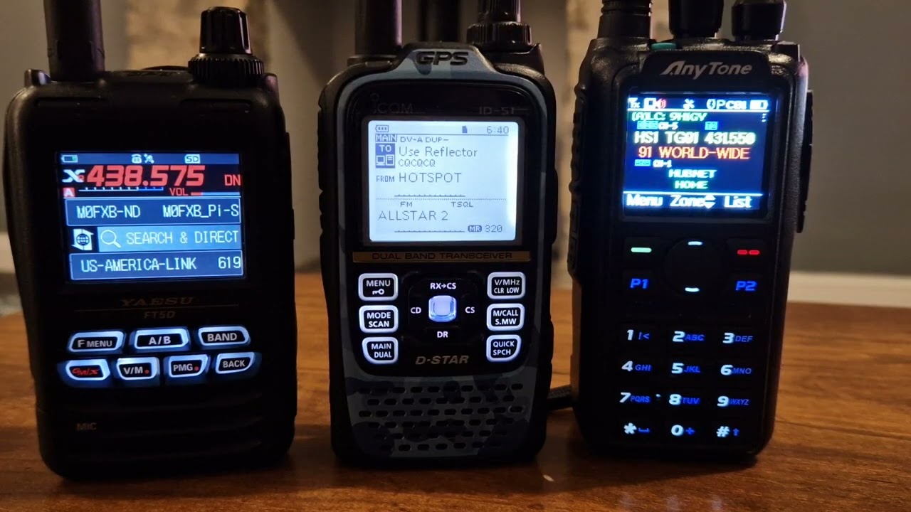 DMR-C4FM-DSTAR Mobile HT,s with Hotspots MMDVM