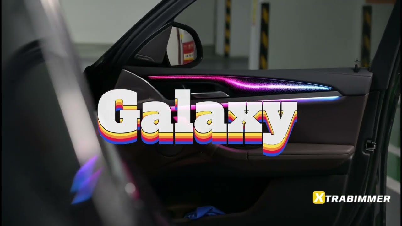 BMW X3X4 Galaxy Dynamic Ambient Light Interior Lighting Upgrade 