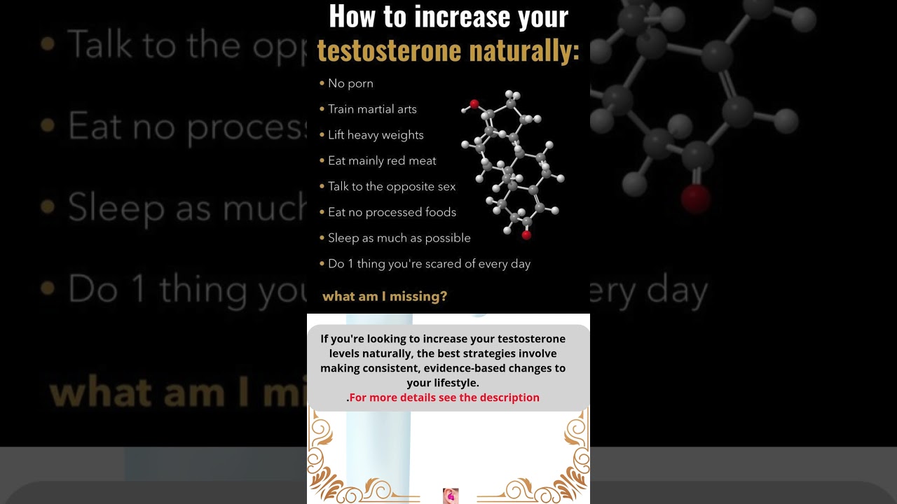 The 4 Pillars of Natural Testosterone Boost