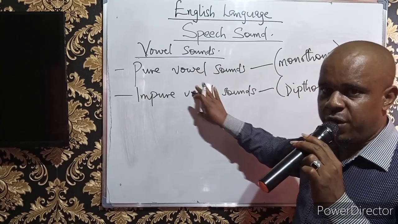 The speech sounds (English Vowel Sounds).