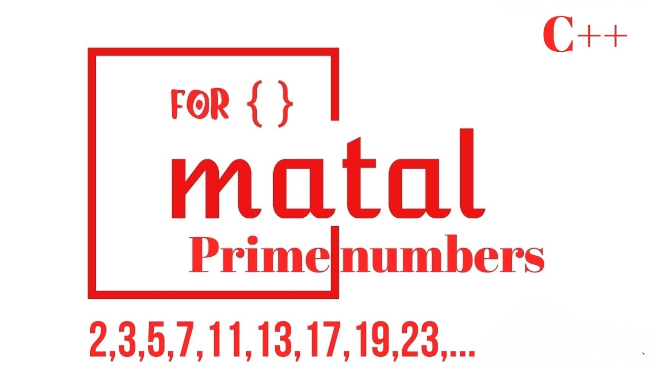 C++ / prime numbers الأعداد الأولية / Arabic
