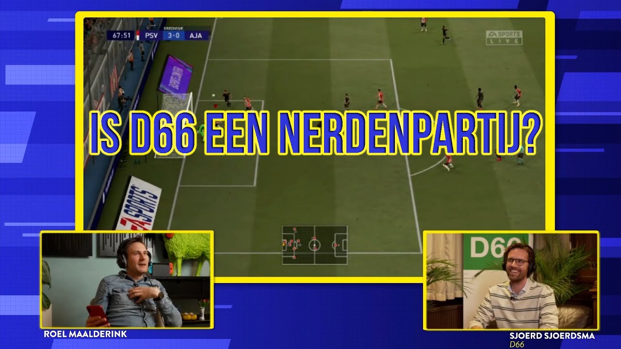 Gamen met Politici: FIFA 21 met Sjoerd Sjoerdsma van D66 (#afl 1)