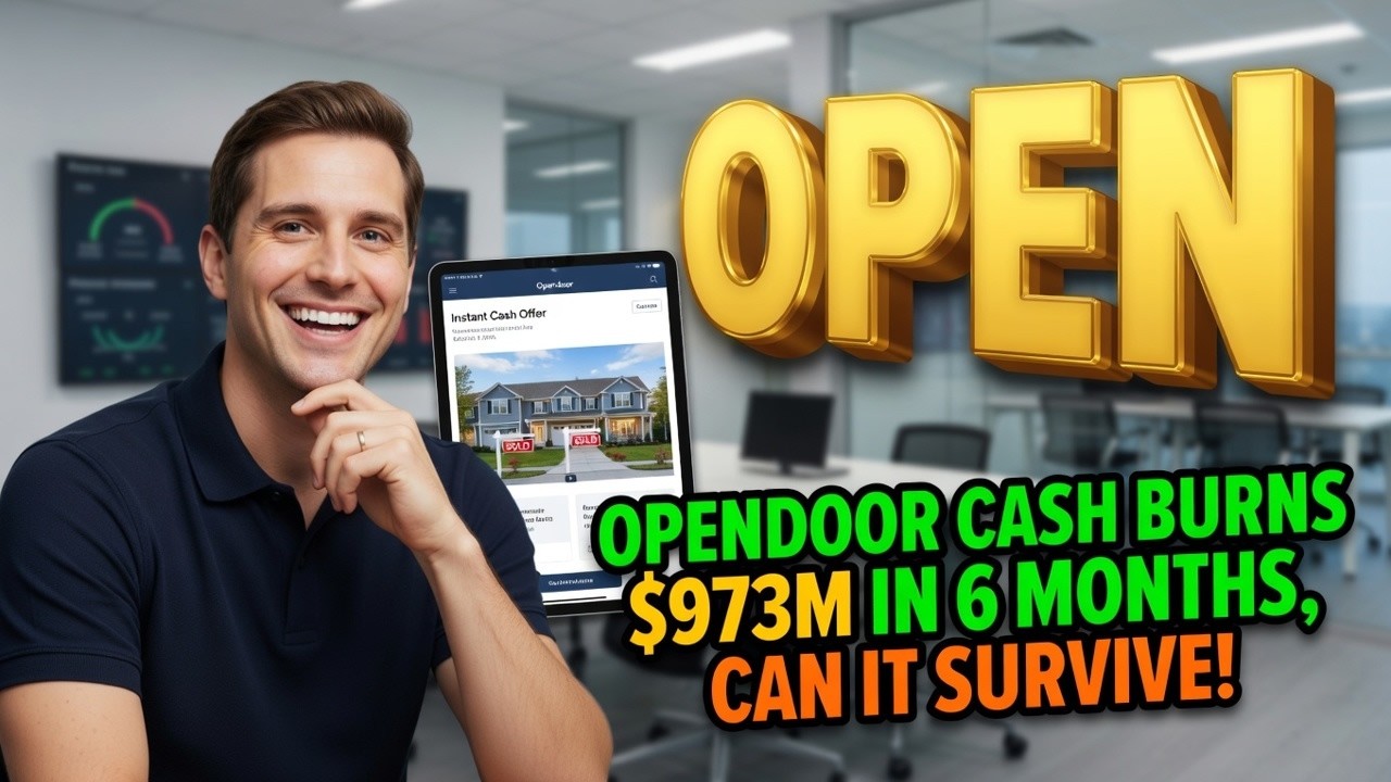 Opendoor Cash Burns $973M in 6 Months, Can It Survive! OPEN Stock Analysis