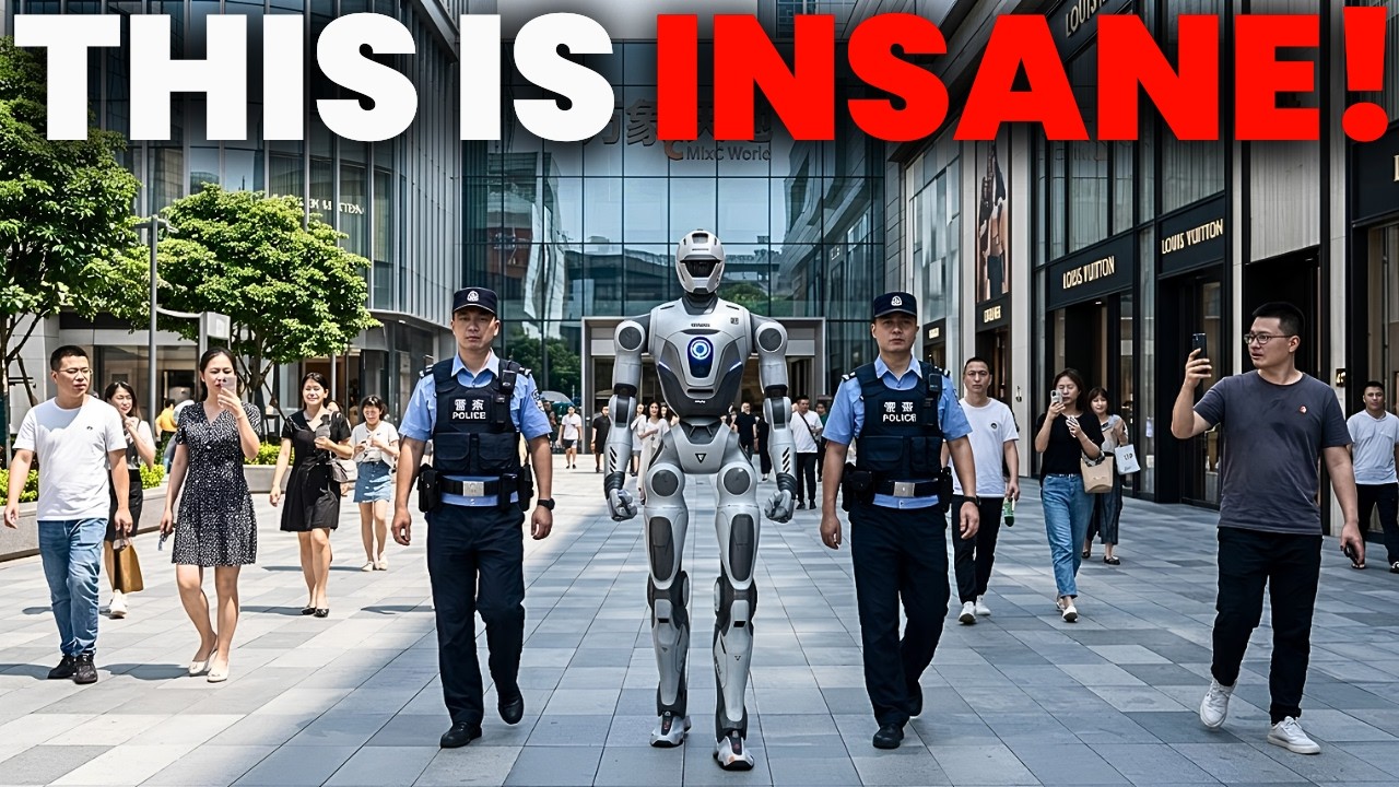 China&rsquo;s T800 Robot Now Patrols with Police and The Internet is SHOCKED!