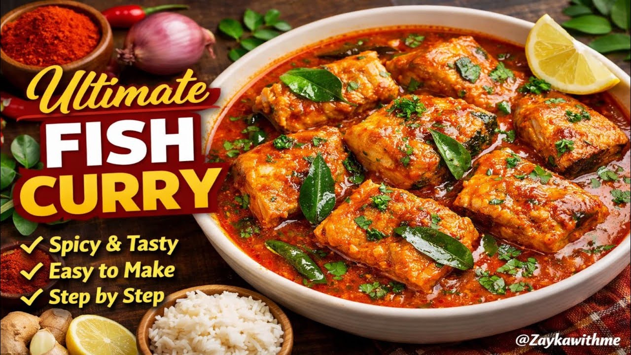 Restaurant Style Fish Curry Recipe | How to Make Perfect Spicy Fish Curry at Home ||