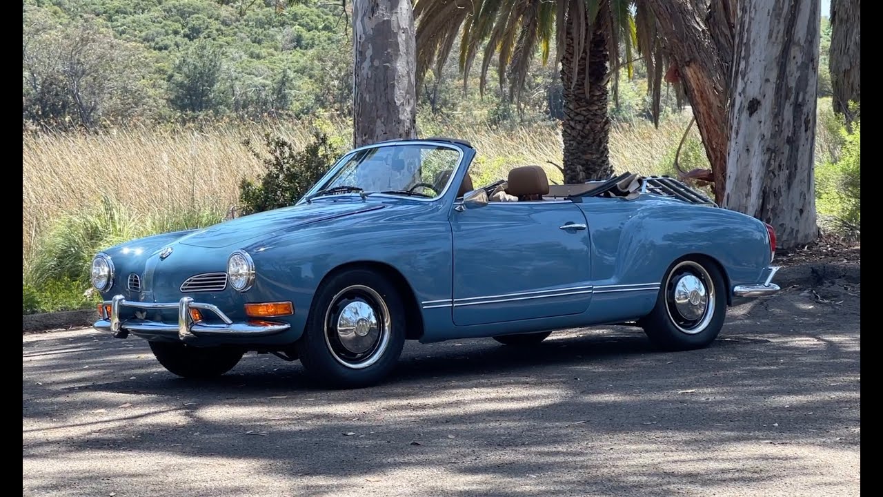 100% electric VW Karmann Ghia Convertible