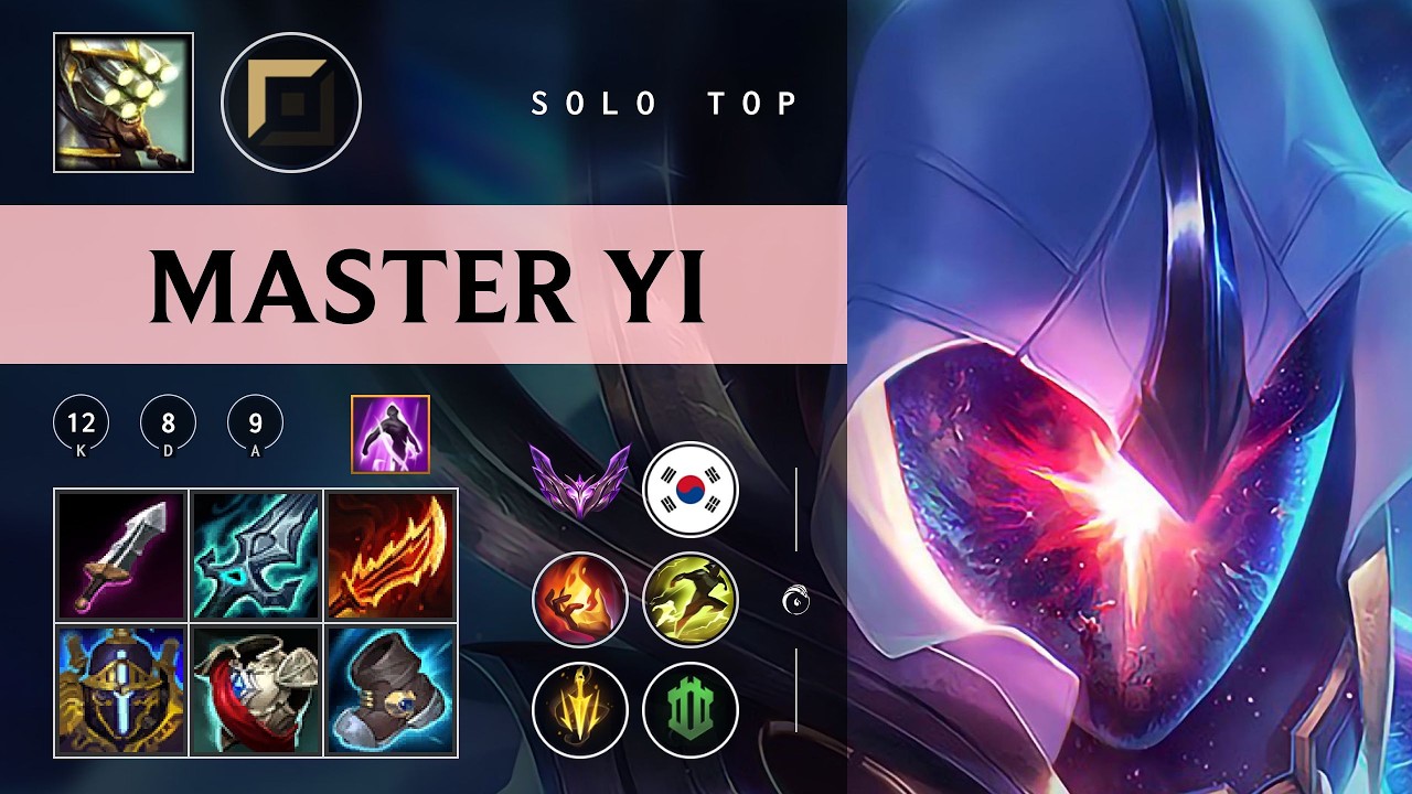 Master Yi Top vs Irelia - KR Master Patch 26.05
