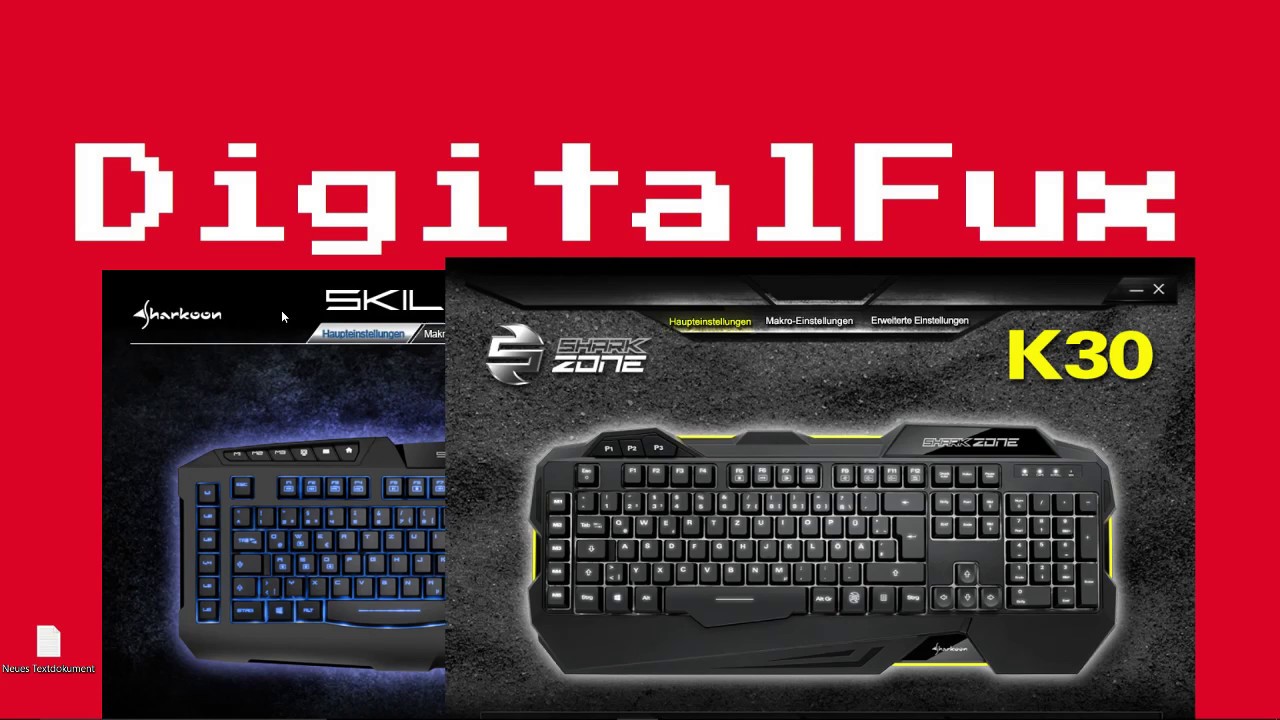 Sharkoon Shark Zone K30  | Skiller Pro | Software zur Tastatur