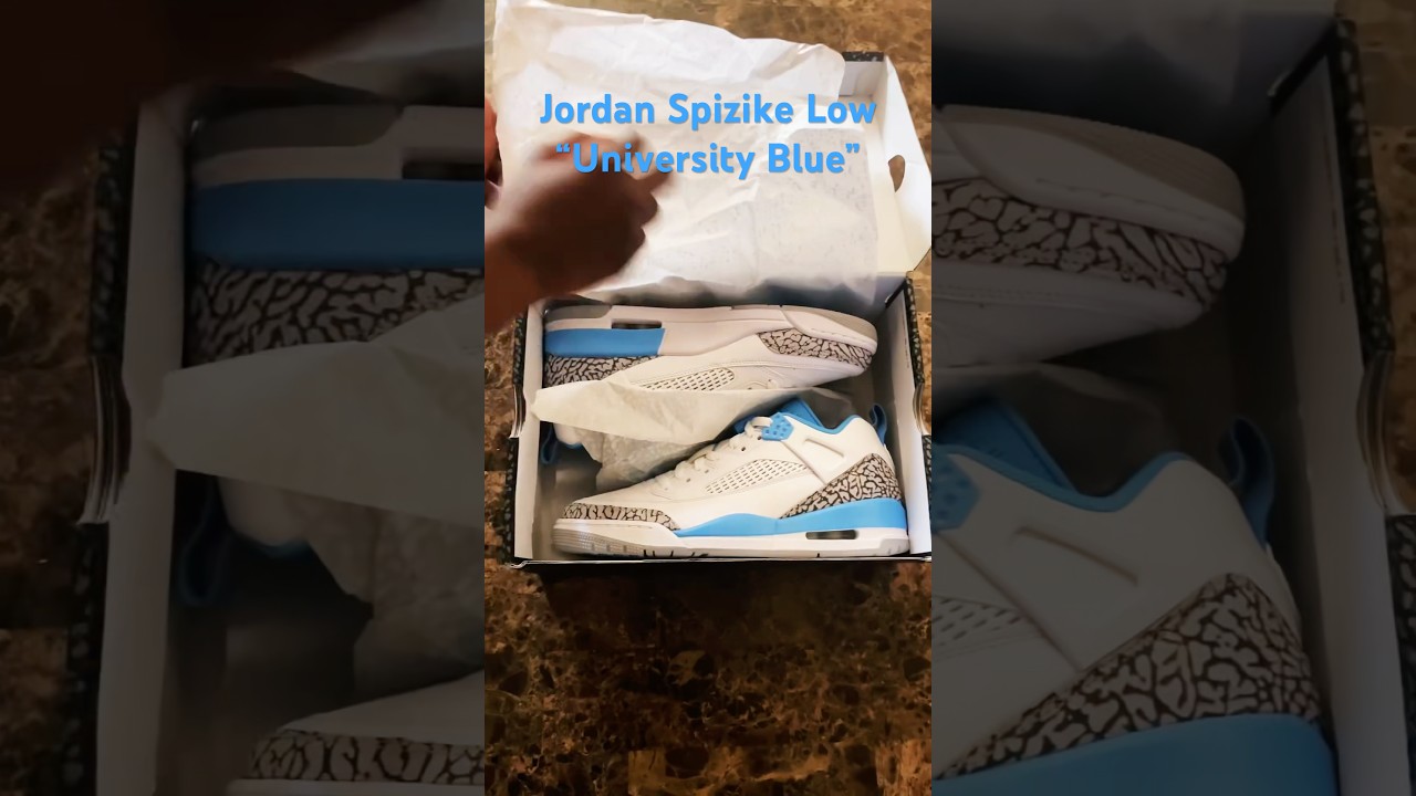 Jordan Spizike Low &ldquo;University Blue&rdquo; #nike #jordan #spizike #airjordan #unbox #shorts