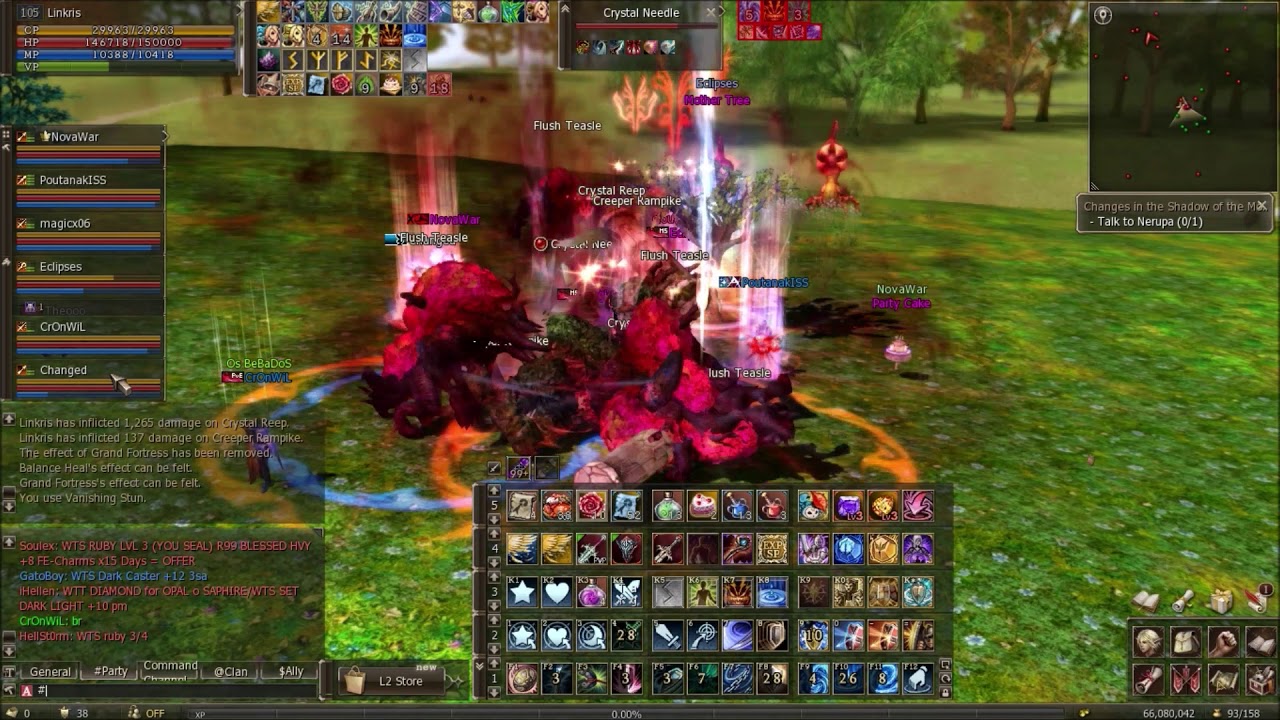 Lineage 2 Subiendo a 105 con final LOL.