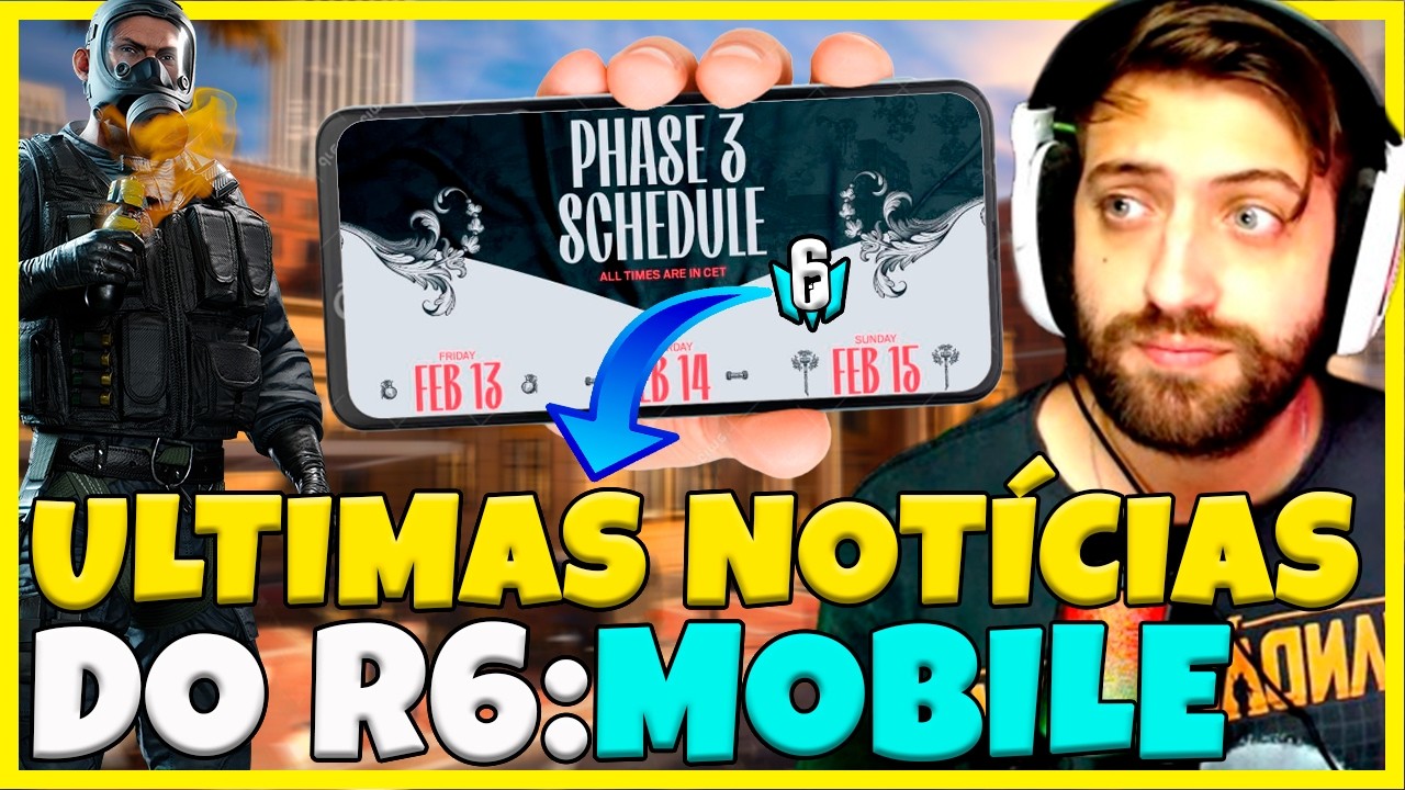 🔥 NOVIDADES do RAINBOW SIX MOBILE e SEU LAN&Ccedil;AMENTO GLOBAL!