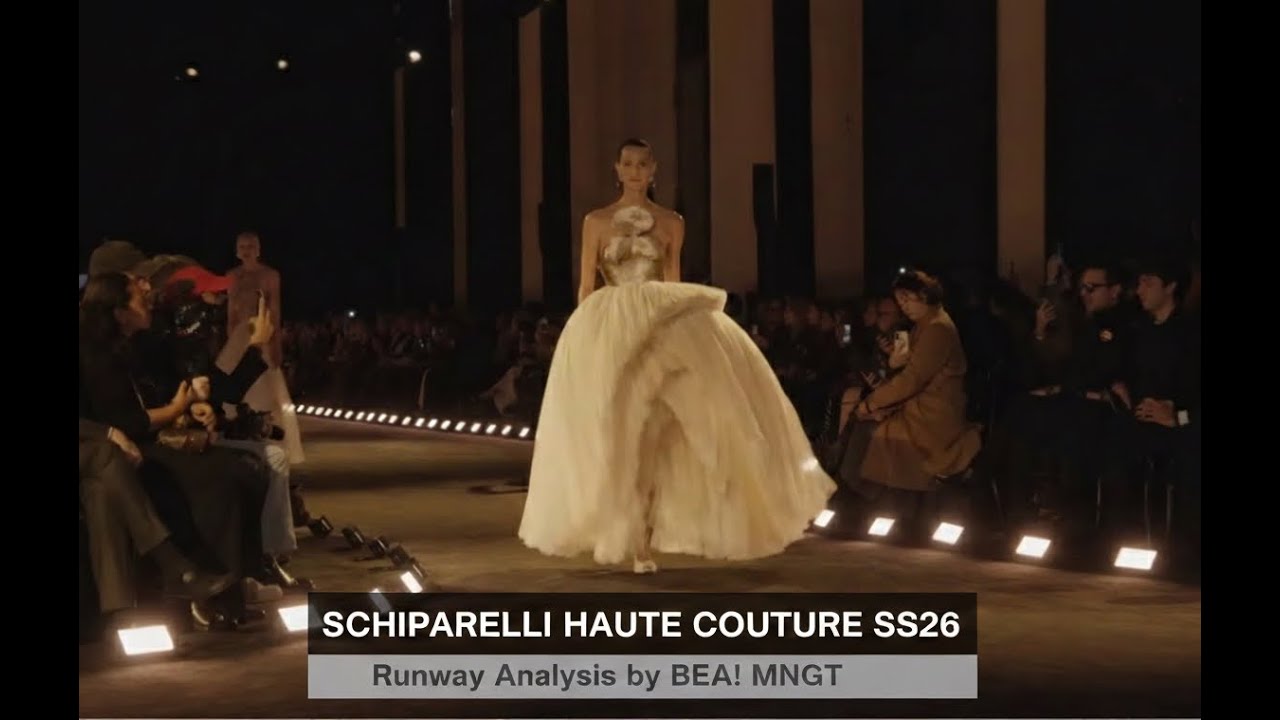 SCHIAPARELLI HAUTE COUTURE SS 26 | Runway Analysis by BEA!