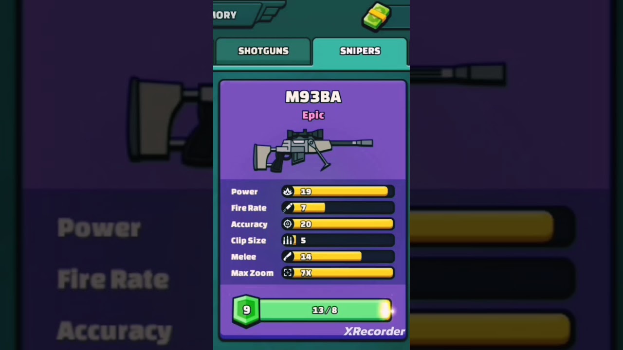 mini Militia epic sniper gun 1 level upgrade 😱😱 #minimilitia #gaming