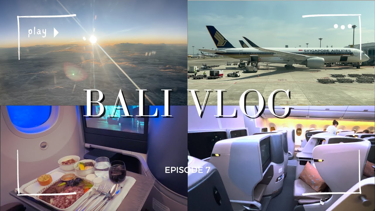 Bali to Sydney | A Tranquil Business Class Journey with Singapore Airlines