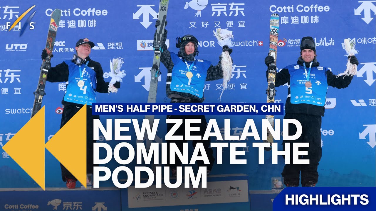 New Zealand dominate at this seasons first Half Pipe World Cup | Highlights | FIS Freestyle Skiing