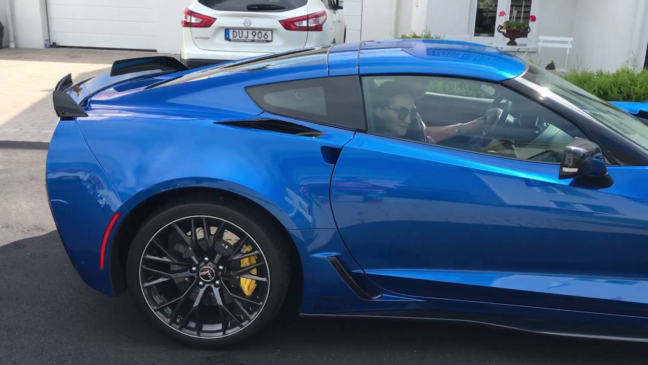 Corvette C7 Z06 Laguna Blue, Great sound