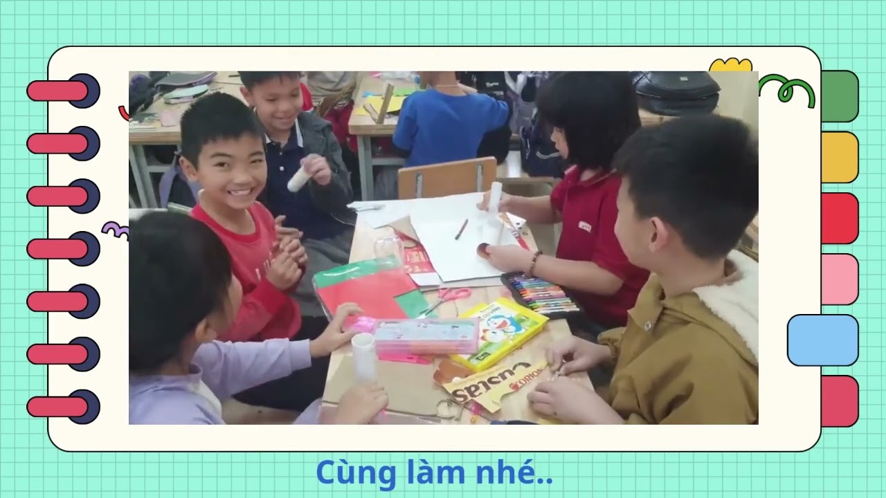 Bài học Stem lớp 3: Sáng tạo đồ dùng học tập - Trường Tiểu học Hợp Tiến, xã Trại Cau năm 2026