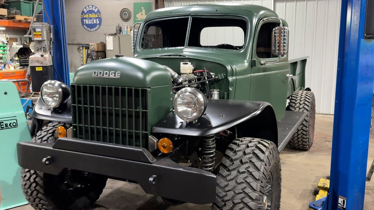 CUSTOM BUILT '51 DODGE POWER WAGON IS INSANE!! 4CYL CUMMINS POWERED!!