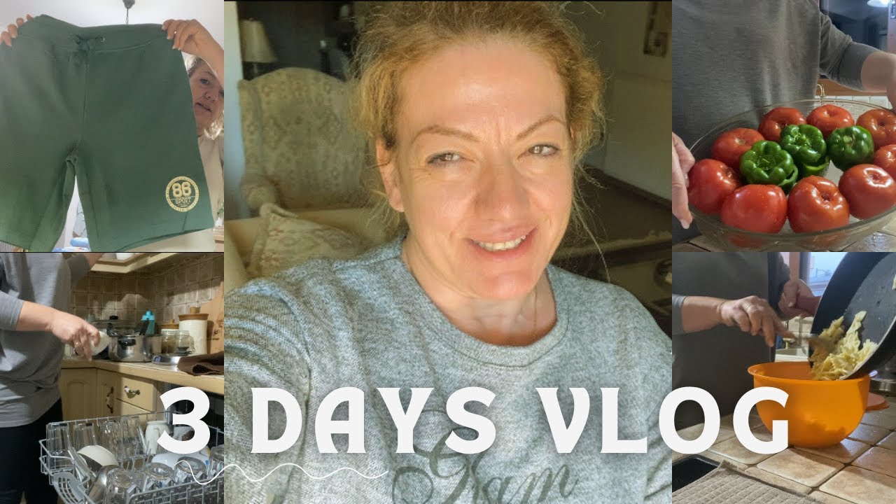 3ήμερο Vlog✨Χαμός με τα #supermarkethaul✨Πως φτιάχνω τα γεμιστά✨Ψώνια από την admiral✨#cleanwithme