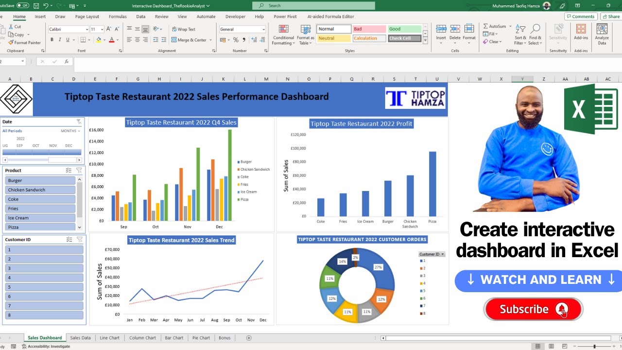 Build Interactive Dashboards Like a Pro in Excel | Microsoft Excel Tutorials