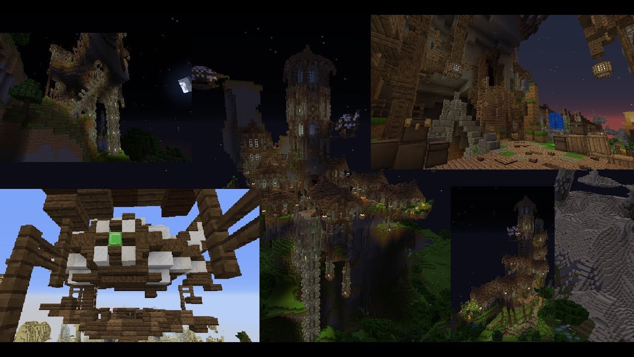 Building Amplion City (MINECRAFT) (Wynncraft texture pack)