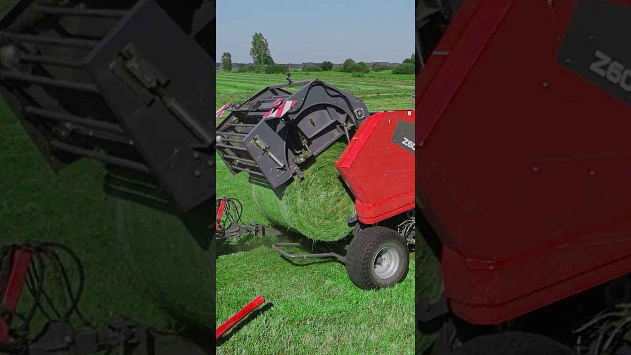 🚜 Metal-Fach Prototype Variable Chamber Baler with Wrapper &ndash; a new level of efficiency! 🌾