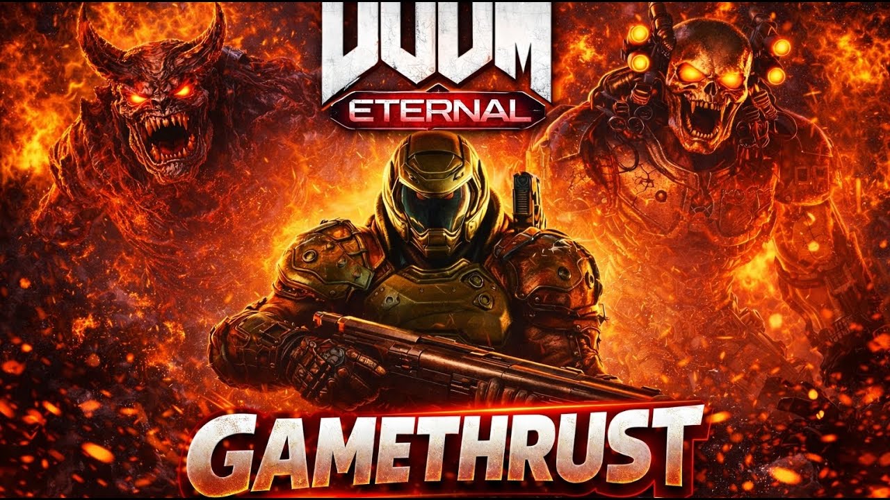Doom Eternal Gamplay Ps5 at GameThrust at 1080p