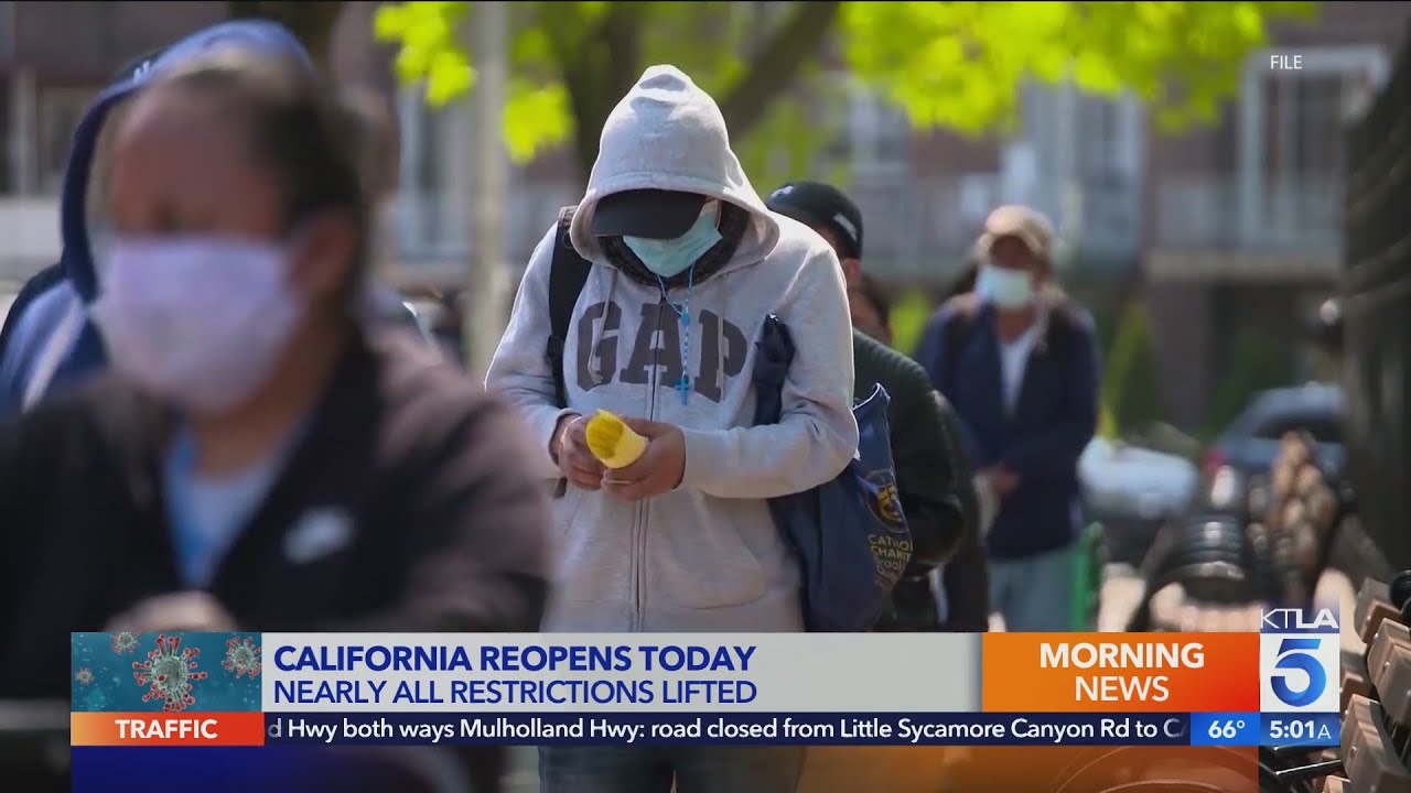 California reopens, says goodbye to most COVID-19 rules