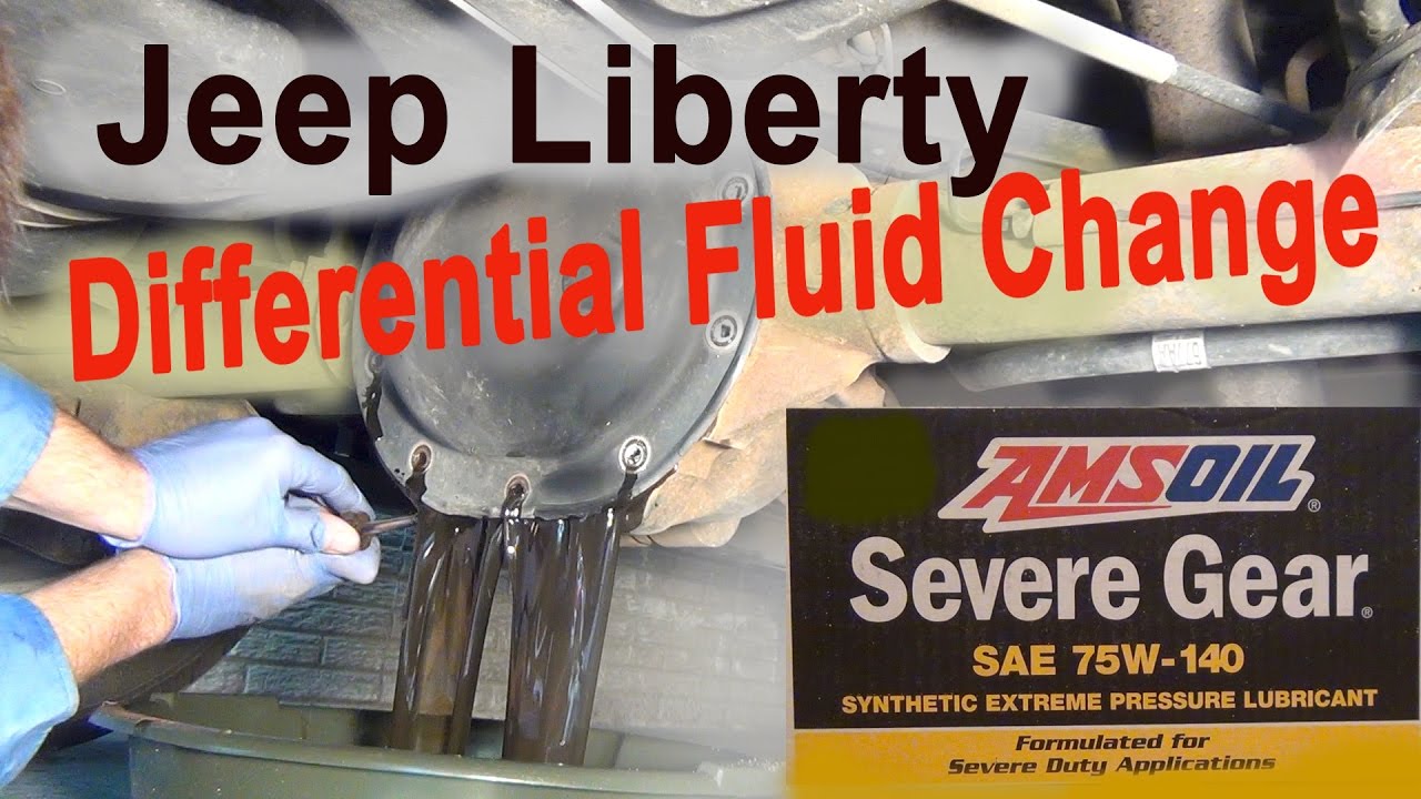 Замена дифференциала Jeep Liberty AMSOIL Severe Gear 75W-140