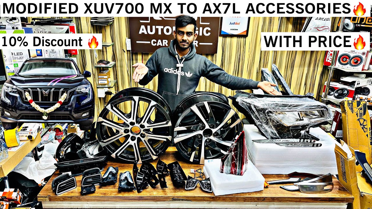 Xuv 700 MX To AX7L Modified 🔥 Xuv700 MODIFICATION 😱 Xuv 700 Mahindra Genuine Accessories