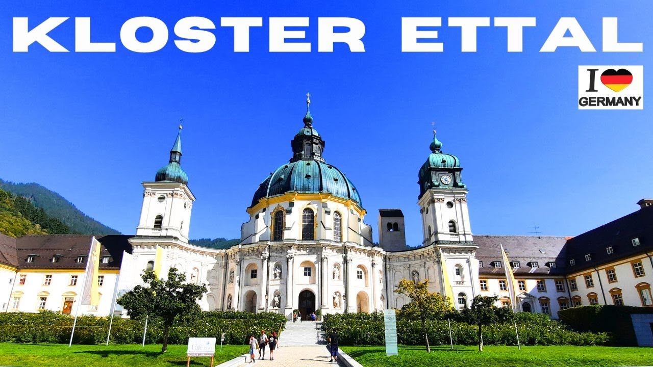 KLOSTER  ETTAL - Höhepunkt der bayerischen Baukunst