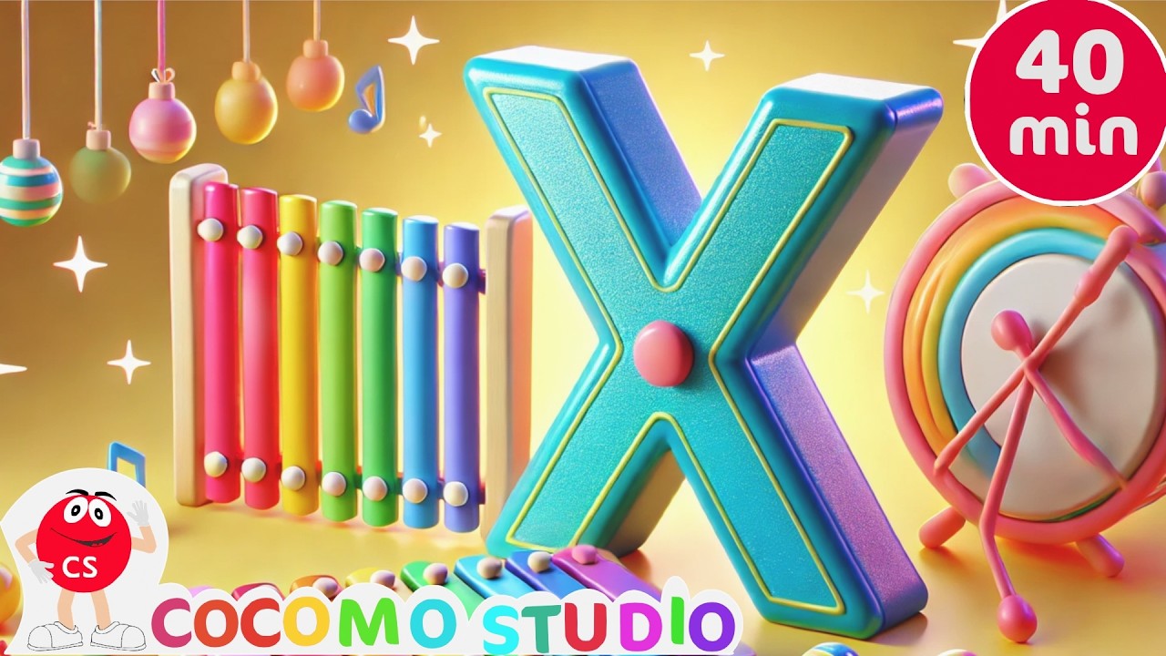 Изучение алфавита ABC с помощью фонетики | 1 час обучающих песен для малышей и детей дошкольного ...