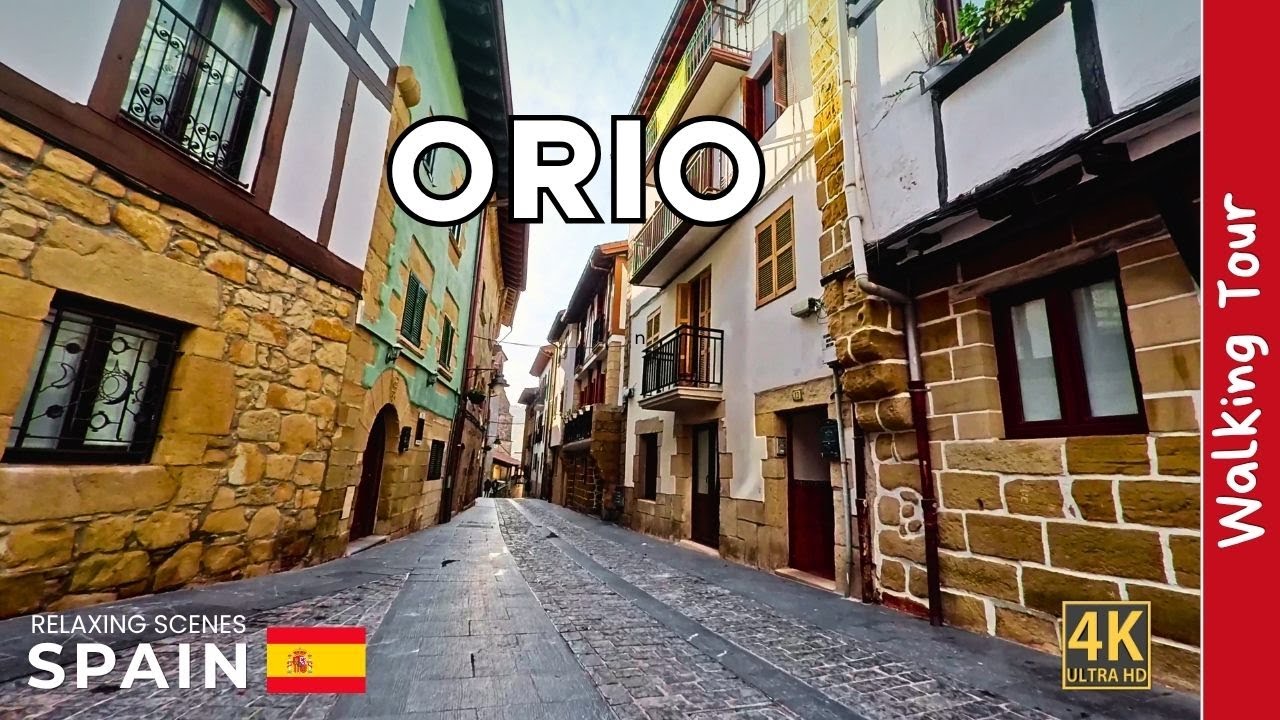 Orio, País Vasco 🇪🇸 | Walking Tour en 4K HDR por la costa vasca