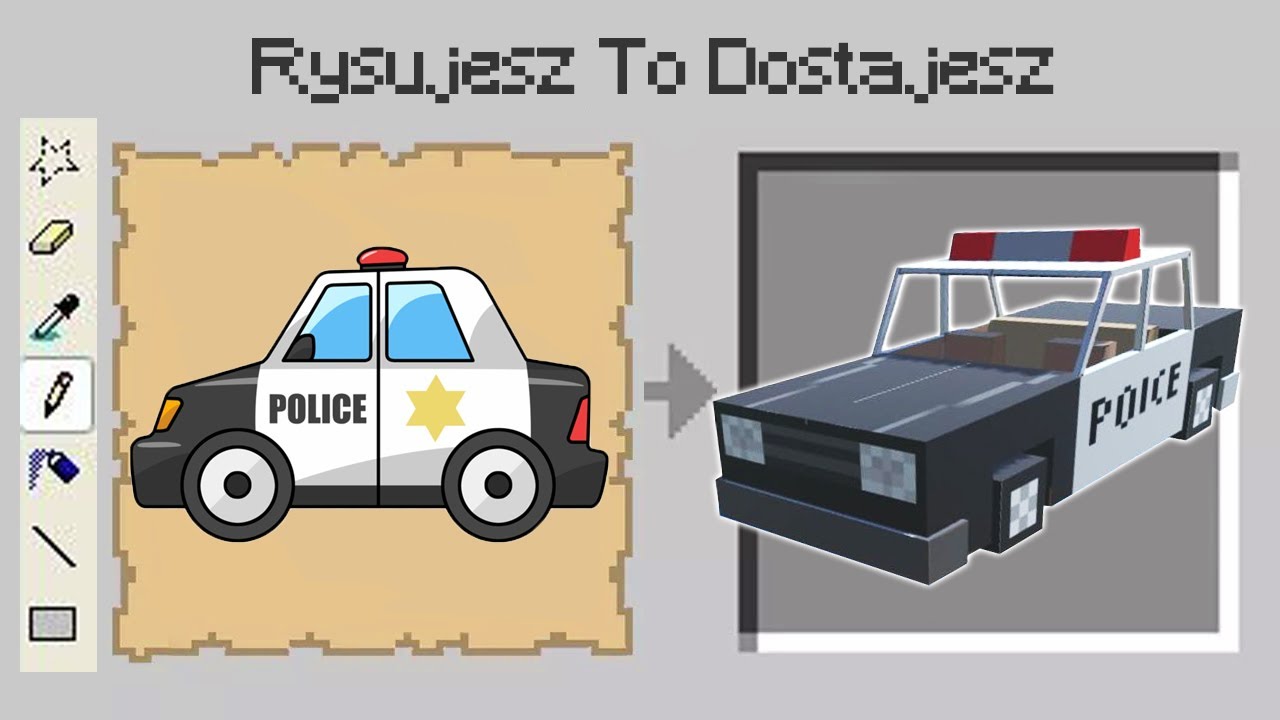 NARYSUJESZ SAMOCH&Oacute;D TO GO DOSTAJESZ w Minecraft!