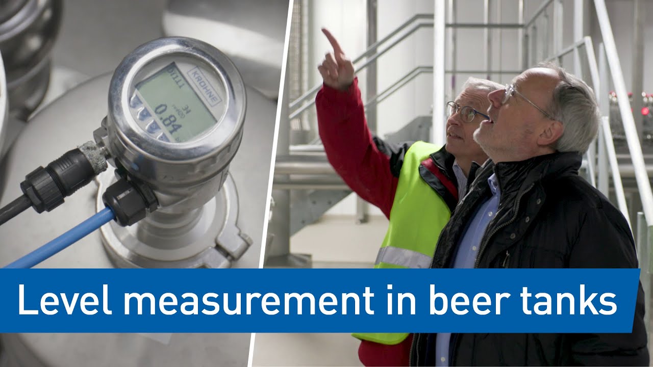 How Koenig Brewery's buffer tanks are monitored with measuring technology from KROHNE