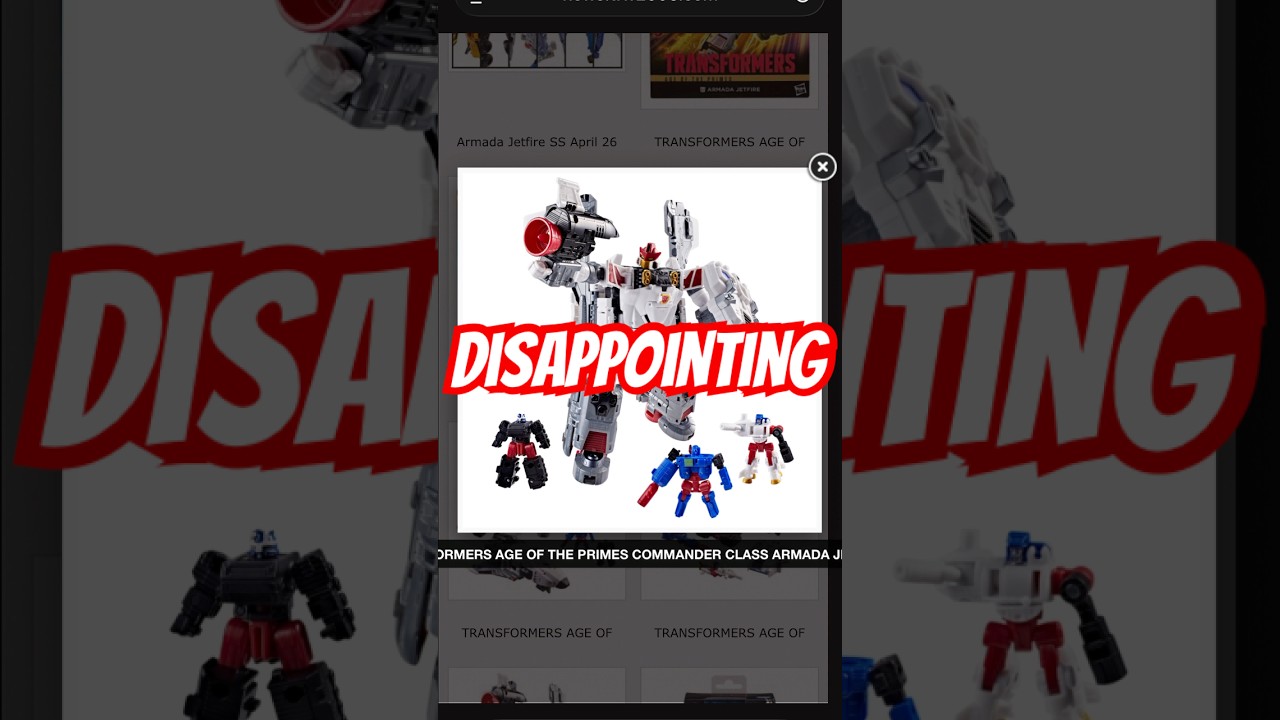 Disappointing news #transformers #hasbrotoys #hasbro #toycompany #shorts # #toys