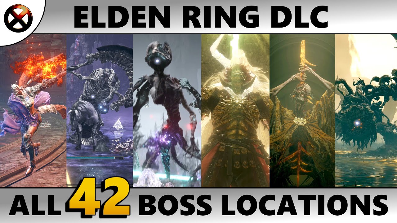 ELDEN RING DLC All Boss Locations (Main Bosses, Secret Bosses, Mini Bosses) Shadow Of The Erdtree