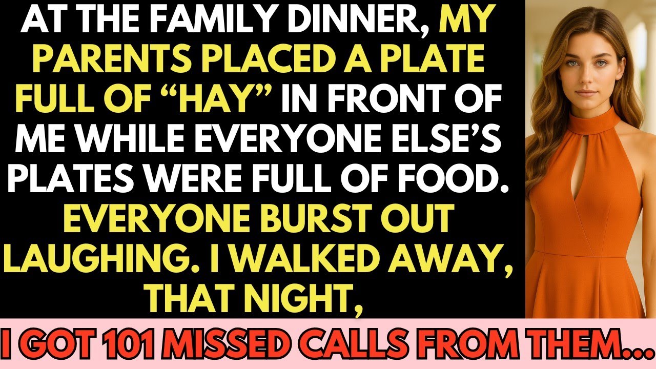 At Family Dinner, My Parents Served Me A Plate Of 'Hay' While Everyone Else Had Full Plates Of Food.