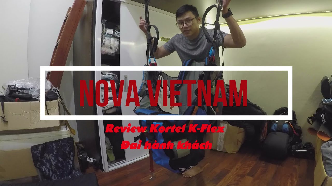 Review thiết bị dù lượn #3: Đai Kortel K-Flex dùng cho bay đôi