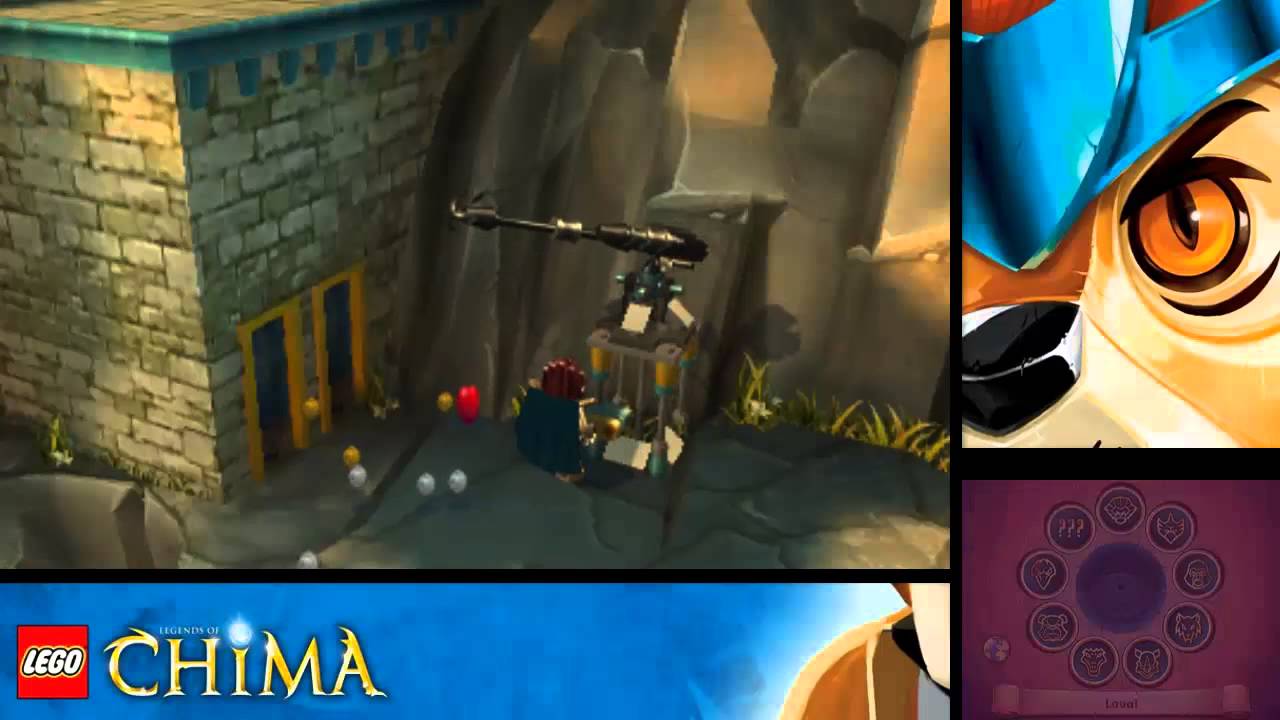 LEGO Legends of Chima: Laval's Journey - Level 2 Eagle Town 100% (Character Tokens, Treasures)