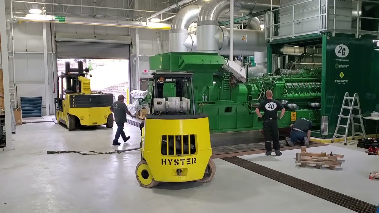 White Harvest Energy - Removing and Re-installing 2,000 kW Genset