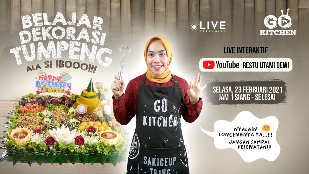 Dekor Tumpeng ala Si Ibooo (Live Stream)