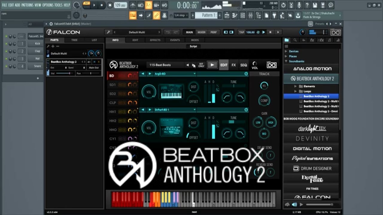 BEATBOX ANTHOLOGY 2 ( Incredible Collection Of Vintage, Modern Drum Machine Sounds )