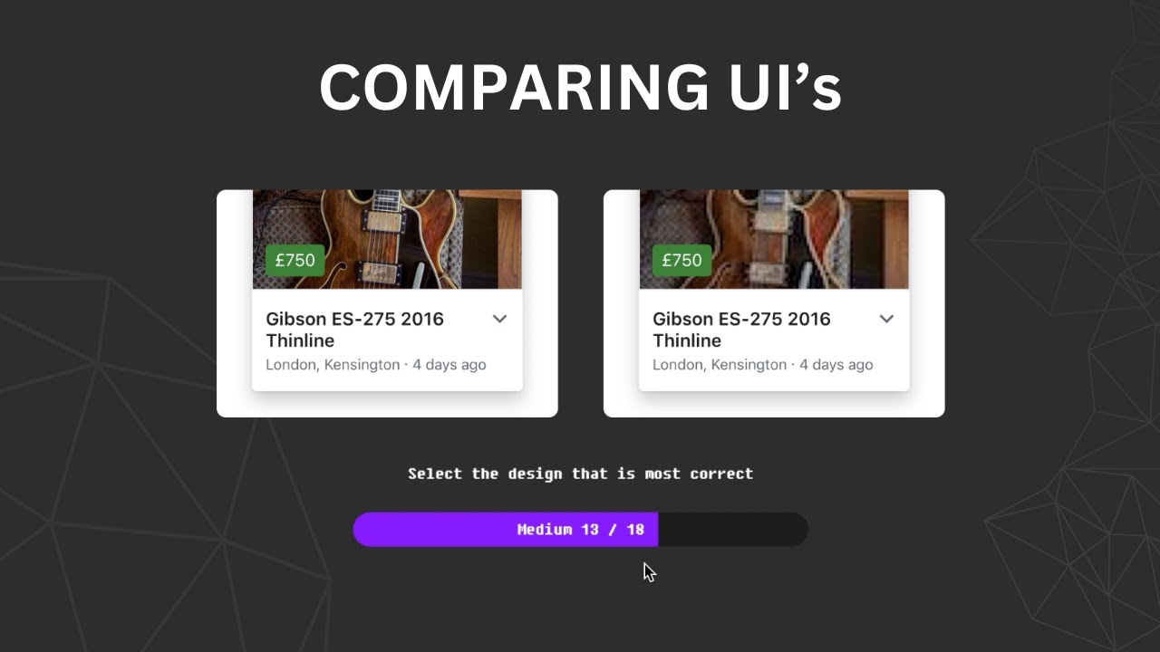 Comparing UI's - I Failed 😭